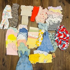 Baby girl summer lot 0-3 months